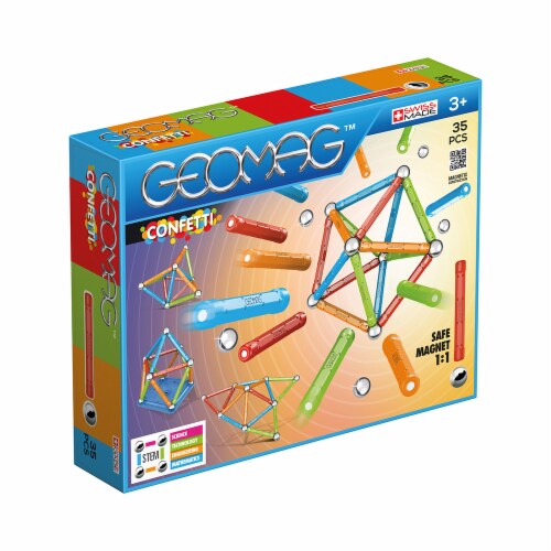 Geomagworld USA GMW351 Confetti Set - 35 Piece Perspective: front