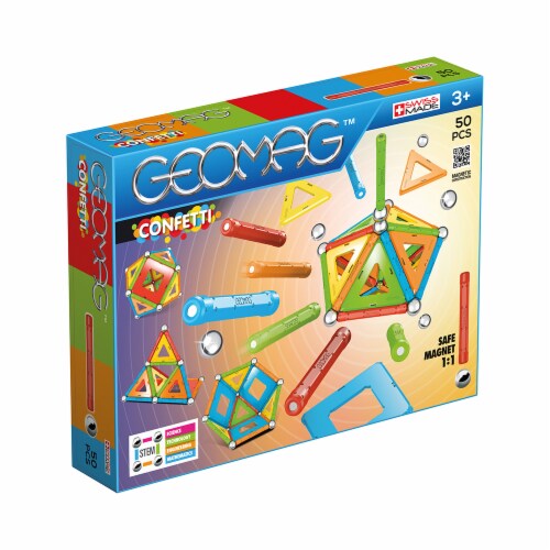 Geomagworld USA GMW352 Confetti Set - 50 Piece Perspective: front