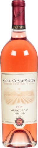 South Coast Winery Merlot Rose Perspective: front