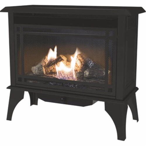 Pleasant Hearth Warming VFS2-PH30DT Vent-Free Dual Fuel Stove - 30000 BTU Perspective: front