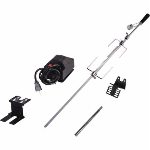 Dyna-Glo Deluxe Universal Rotisserie Kit Perspective: front