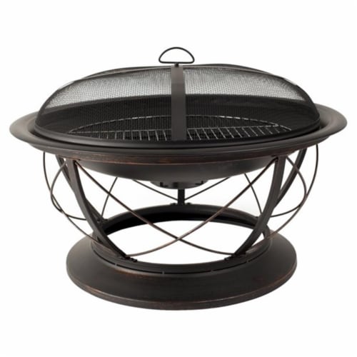 Pleasant Hearth Palmetto Fire Pit Perspective: front