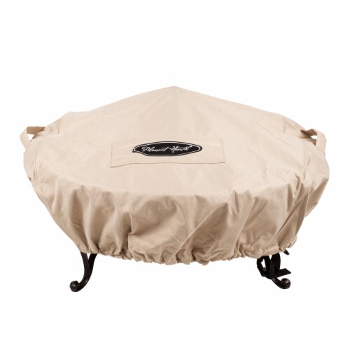 Pleasant Hearth Small Round Fire Pit Cover Perspective: front