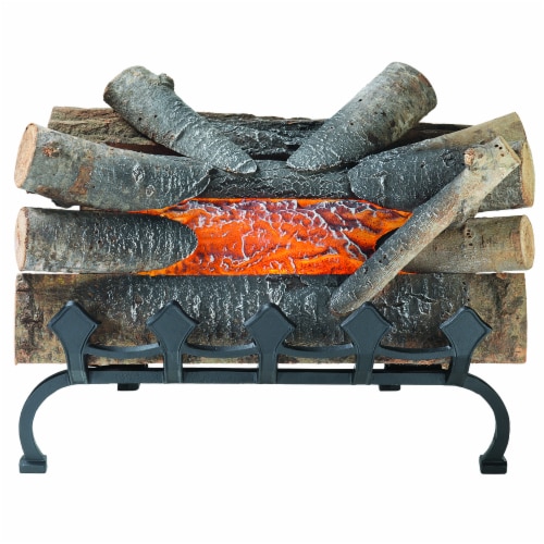 Pleasant Hearth Electric Crackling Log Perspective: front