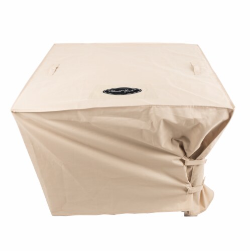 Pleasant Hearth Large Square Fire Pit Cover Perspective: front