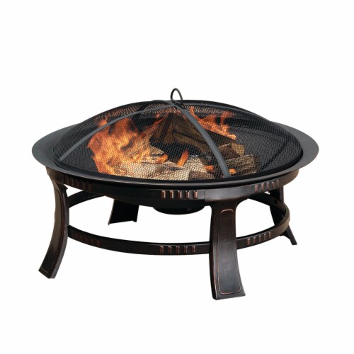 Pleasant Hearth Brant Fire Pit Perspective: front