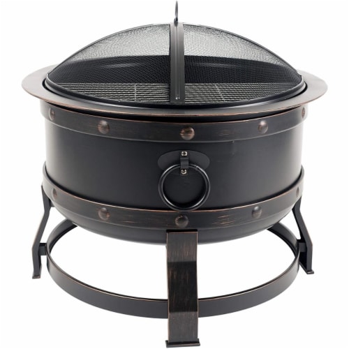 Pleasant Hearth Killian Fire Pit Perspective: front