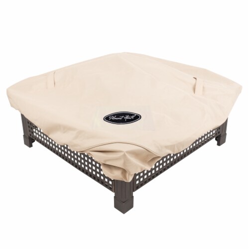 Pleasant Hearth Medium Square Fire Pit Cover Perspective: front