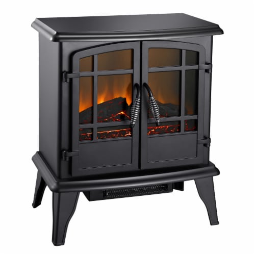 Pleasant Hearth Electric Stove - Matte Black Perspective: front