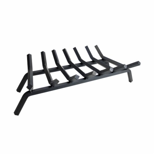 Pleasant Hearth Steel Grate - Black Perspective: front