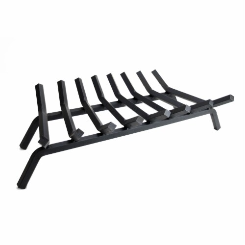 Pleasant Hearth Steel Grate - Black Perspective: front