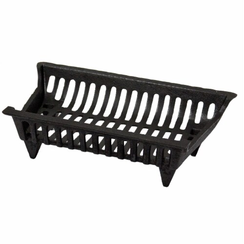 Pleasant Hearth Cast Iron Grate Perspective: front