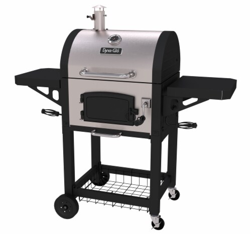 Dyna-Glo Heavy-Duty Compact Charcoal Grill - Stainless Perspective: front