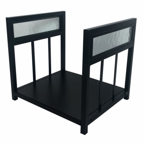 Pleasant Hearth Large Manchester Fireplace Screen - Black Perspective: front