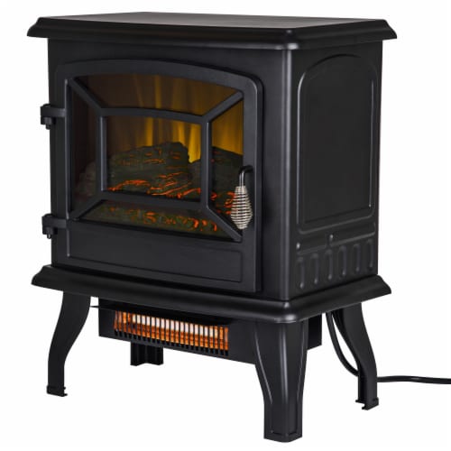 Pleasant Hearth Infrared Electric Stove with 2-Stage Heater Perspective: front