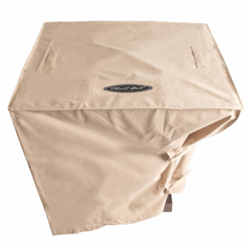 Pleasant Hearth Small Square Gas Fire Pit Cover Perspective: front