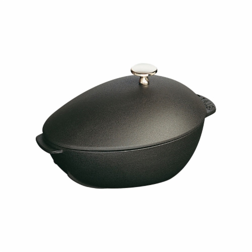 Staub Cast Iron 6-Quart Wok - Matte Black