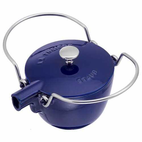 Staub Round Tea Kettle - 1 Qt - Dark Blue