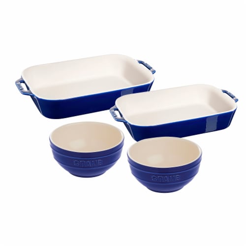 Staub Ceramics 4-pc Baking Dish Set - Dark Blue, 4-pc - Kroger