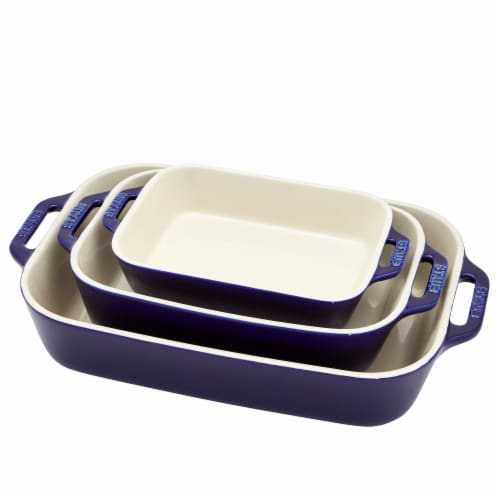 Staub Baking Dish Set, 4-Piece - Dark Blue