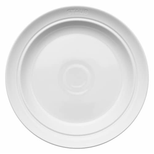 Staub Ceramic Dinnerware 4-pc 9.5-inch Soup/Pasta Bowl Set - White Perspective: front