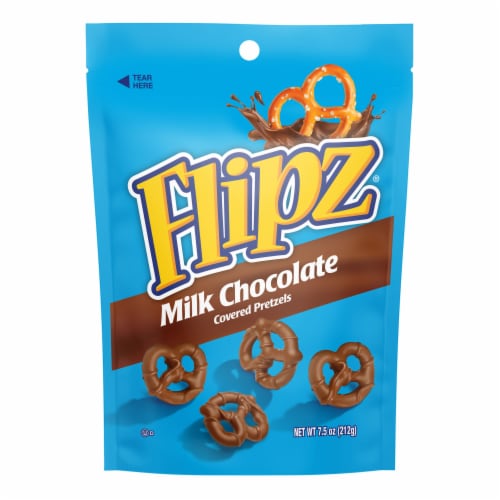 Flipz® Milk Chocolate Covered Pretzels Perspective: front