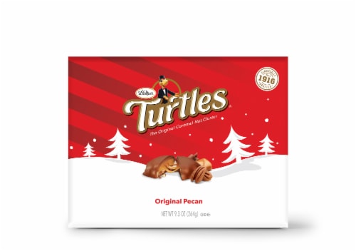 DeMet's® Holiday Turtles® The Original Pecan Cluster Chocolate Candies Perspective: front