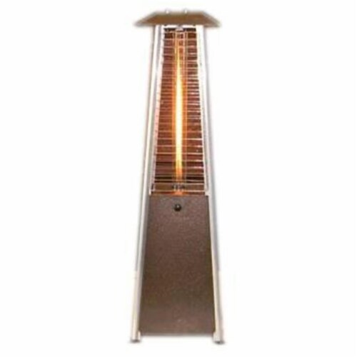AZ Patio Heaters HLDS032-GTTHG Portablebronze Glass Tube Tabletop Heater Perspective: front