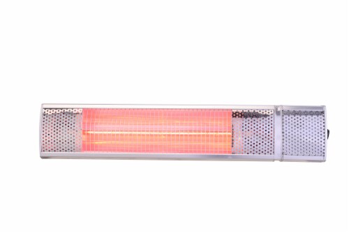 AZ Patio Heaters HIL-TW15R Wall Mount Electric Heater in Black Perspective: front