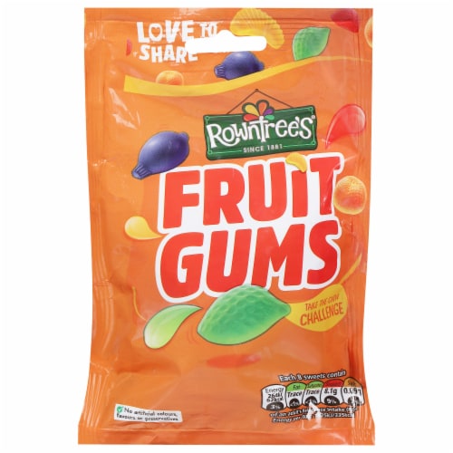 Rowntree's® Fruit Gums Candy Perspective: front