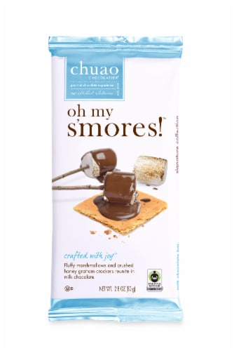 Chuao Chocolatiers® Oh My Smores Chocolate Bar Perspective: front