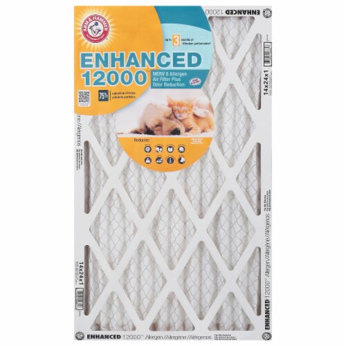 Arm & Hammer™ Enhanced 12000™ Air Filter Perspective: front