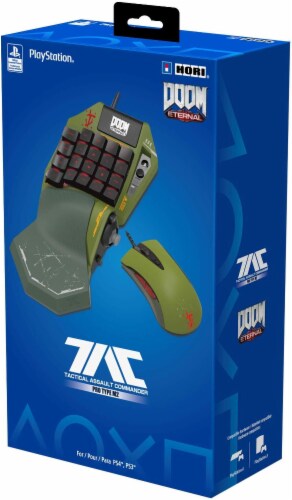Hori PlayStation 4 Doom Eternal Tactical Assault Commander Controller Perspective: front