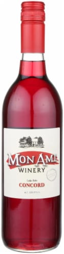 Mon Ami Concord Ohio Red Wine Perspective: front