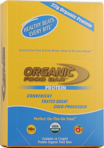 Organic Food Bar Protein Bar Perspective: front