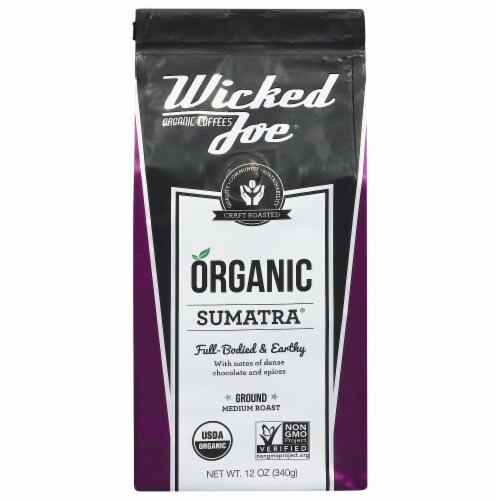 Wicked Joe® Sumatra Ground Coffee Perspective: front