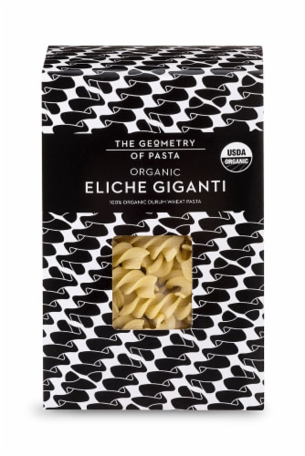 Geometry of Pasta Organic Eliche Giganti Perspective: front