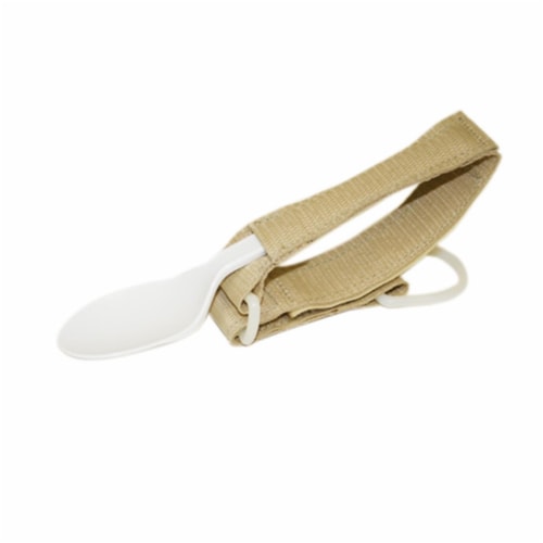 Fabrication Enterprises 61-0112 Utensil Holder, Adjustable Closure, Beige - Large Perspective: front