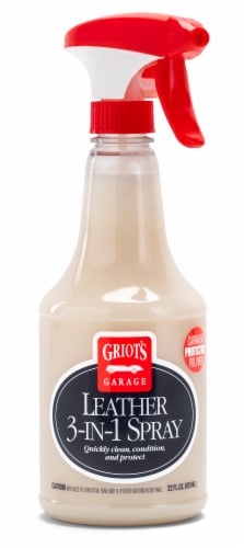 Griot's Garage 3-in-1 Leather Spray Perspective: front