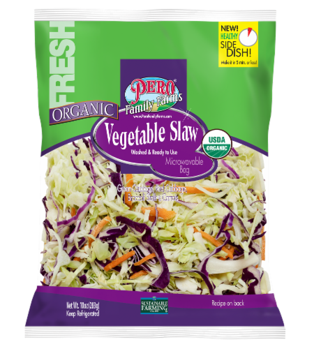 Pero® Family Farms Organic Vegetable Slaw Perspective: front