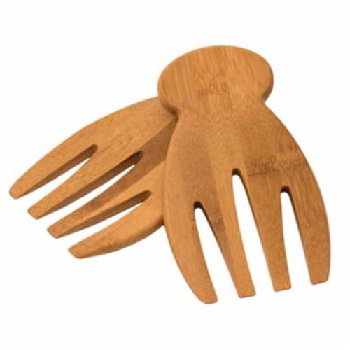 Totally Bamboo Salad Hands Set Perspective: front