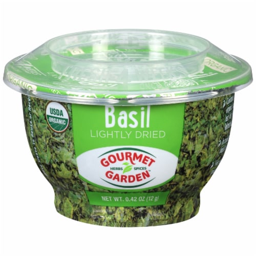 Gourmet Garden™ Organic Lightly Dried Basil Perspective: front