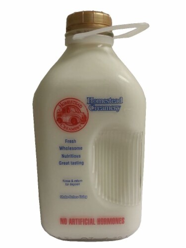Homestead Creamery Vitamin D Whole Milk Perspective: front