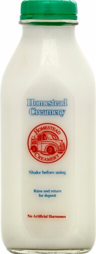Homestead Creamery Skim Milk Perspective: front