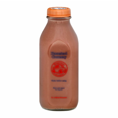Homestead Creamery Wholesome Nutritious Chocolate Milk Perspective: front