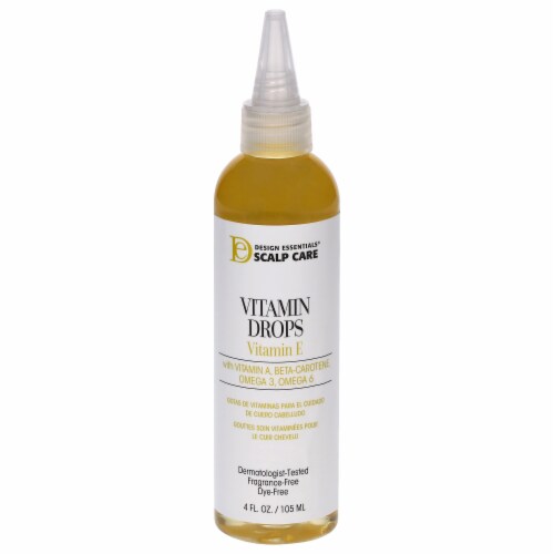 Design Essential Drops With Vitamin E Perspective: front