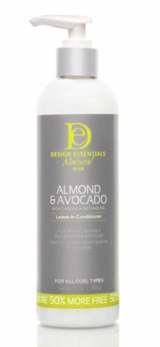 Design Essentials Natural Hair Almond & Avocado Leave-In Conditioner Perspective: front