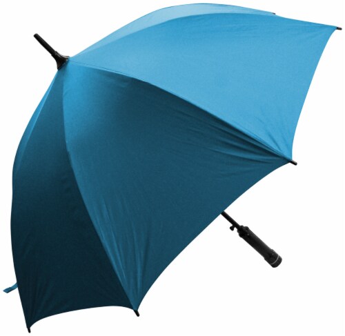 Creative Outdoor Bree-Z-Brella w/Built-In Fan UV Fabric - Blue Perspective: front