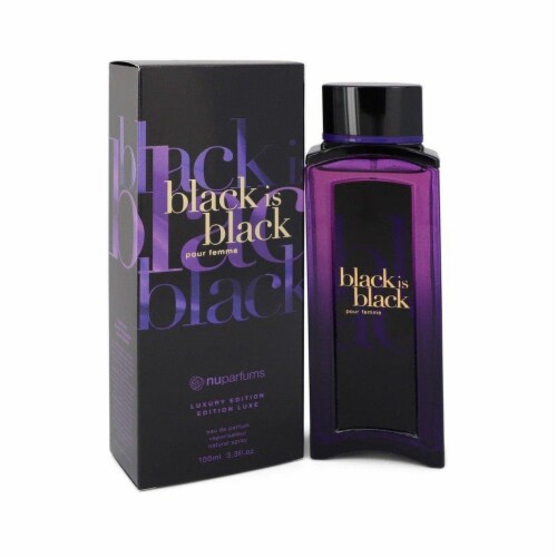 Black Is Black Eau De Parfum Spray By Nu Parfums - 3.3 oz Black Is Black Eau De Parfum Spray By Nu Parfums - 3.3 oz