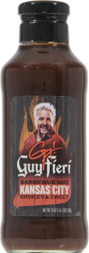 Guy Fieri Kansas City BBQ Sauce Perspective: front